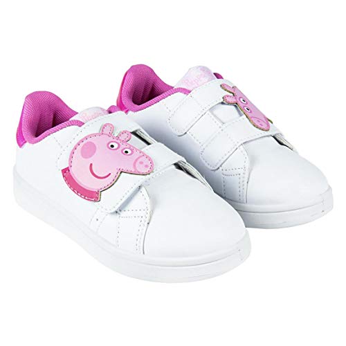 CERDÁ LIFE'S LITTLE MOMENTS Cerdá-Zapatillas Deportivas Peppa Pigde Color Blanco, Niñas, 28 EU