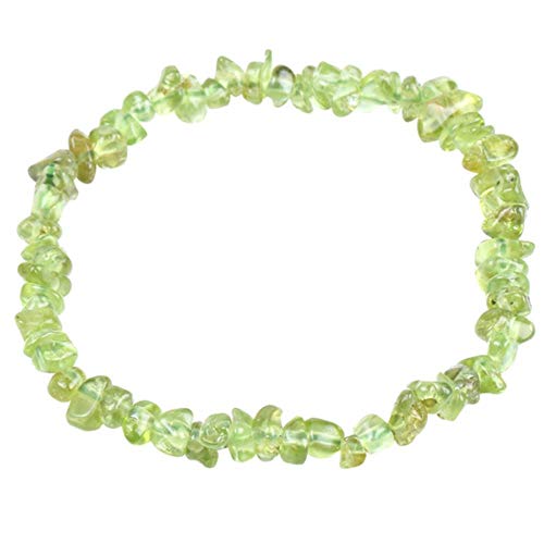 CHENSHUAI Pulsera de Piedra Irregular Natural Hecha a Mano con Cuentas de Piedras Preciosas Pulseras Simples para Mujer con Cuerda Ajustable, joyería para Mujer, Rosa gelatina