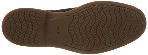 Clarks Atticus Lace, Zapatos de Cordones Derby para Hombre, Braun Burgundy Nubuck Burgundy Nubuck, 42 EU
