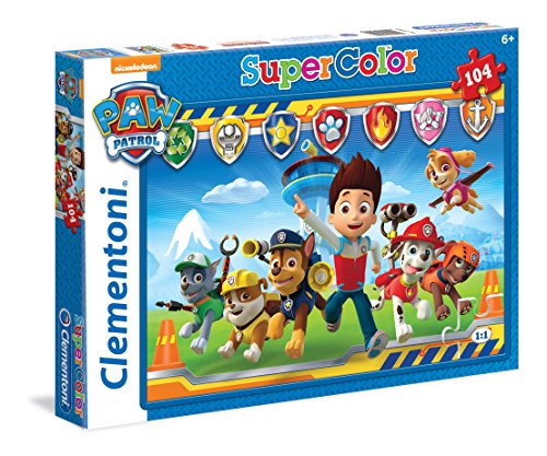 Clementoni Super color - Patrulla canina Puzzle, 104 piezas , color/modelo surtido