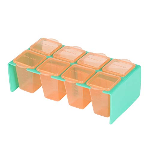 Clevamama - Botes para Congelar y Almacenar para Bebés, Turquesa
