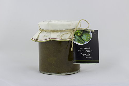 Conservas de Sufli, Purés de fruta (Mermelada de pimiento verde) - 12 de 250 gr. (Total 3000 gr.)