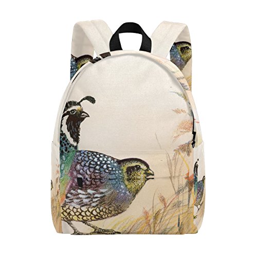 COOSUN Common Quails Mochila de viaje ligera para niñas, mujeres, niños, adolescentes