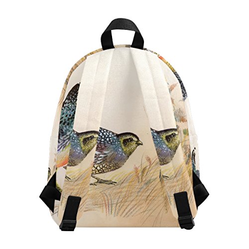 COOSUN Common Quails Mochila de viaje ligera para niñas, mujeres, niños, adolescentes