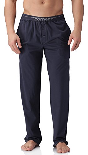 Cornette Pantalón de Pijama para Hombre CR099 (Marino, M)