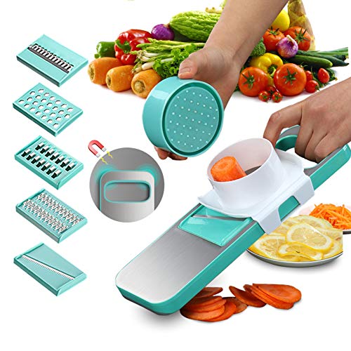 Cortador de verduras, mandolina de verduras, picador de cebolla, picador de ensaladas, cortador de verduras, cortador de cocina doméstica para verduras, ensalada de frutas, para verduras