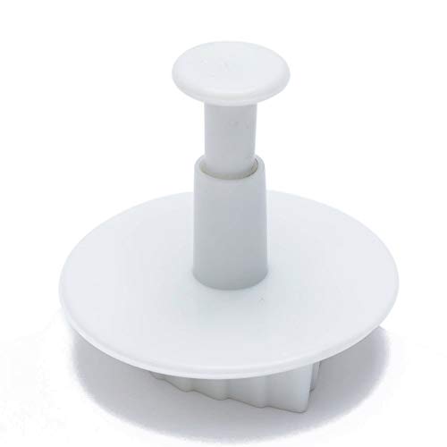 Creativa de la torta del molde de la flor de corte de la hoja, de grado alimenticio plástico, 6 PCS Molde del émbolo que adorna la pasta de azúcar Craft Inicio cocina del restaurante Mi cortador Guang