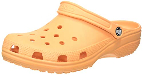 Crocs Classic Clog, Zuecos Unisex Adulto, Naranja (Cantaloupe 801), 39/40 EU