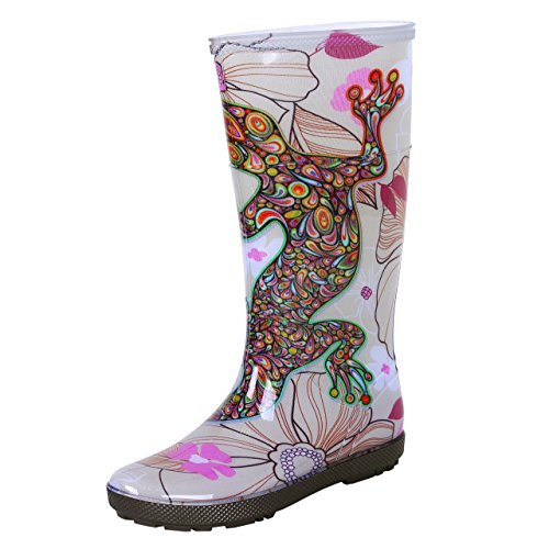 DEMAR Botas De Lluvia Botas De Goma HAWAI LADY EXCLUSIVA - Salamandra, 37 EU