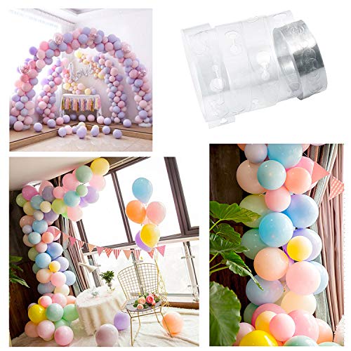 Diealles Shine Kit de Cinta de Tira Decorativa de la Columna de Arco, Sorte para Globos Arco para Bdas y Festas de Cmpleaños de Gaduación.