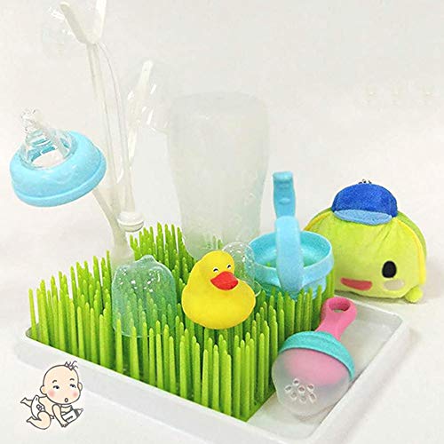 Eizurs Soporte para Rack de Almacenamiento Estante de Secado de biberones Biberones para bebés Soporte para Colgar Anti-Bacterial Estante de Secado de Hierba Verde para encimera de Cocina
