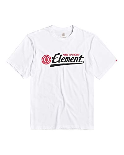 Element Signature SS Tees, Hombre, Optic White, XS