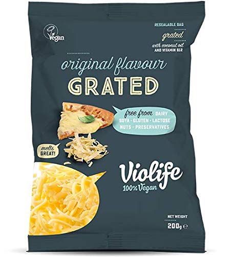 ENVÍO GRATIS* VIOLIFE RALLADO VEGANO SABOR QUESO ORIGINAL (F), 200 g (Pack de 1)