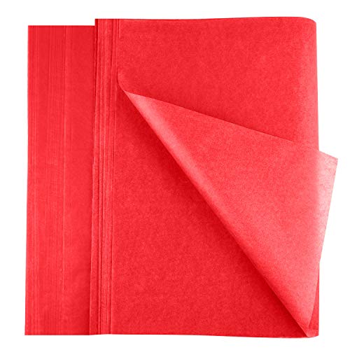 FEPITO 100 hojas de papel plateado para envolver copos de nieve, papel de seda navideño de gran tamaño para bricolaje y manualidades, bolsas de regalo, decoración (14"x 20")
