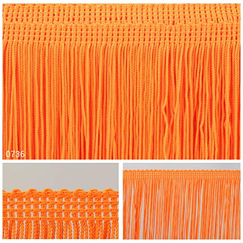 FLECO CUQUILLO NARANJA FLÚOR (ANCHO 20cm, 1 METRO)