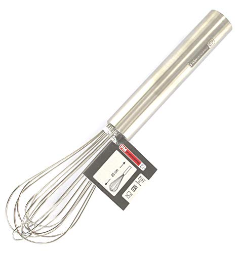 FM PROFESSIONAL 21886 - Varillas para batir (Acero Inoxidable, 25 cm)