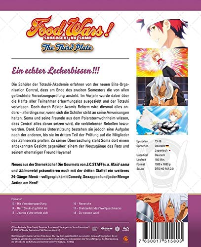 Food Wars! The Third Plate - Staffel 3 - Vol.3 - [Blu-ray] [Alemania]