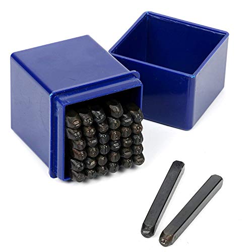 FreeTec 36pcs Juego de Punzonado de Números y Letras de 3 mm