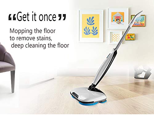 Fregadora eléctrica/limpiaparabrisas rotativa/inalámbrica de mano/limpieza/agente de limpieza recargable/pulverizador de agua/robot de barrido doméstico/blanco
