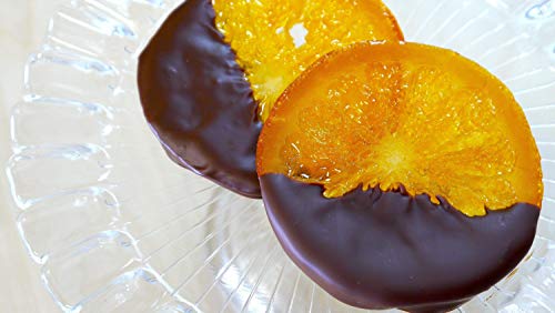 Gajos de Naranja confitados cubiertos con chocolate puro, bolsas de 150 gramos