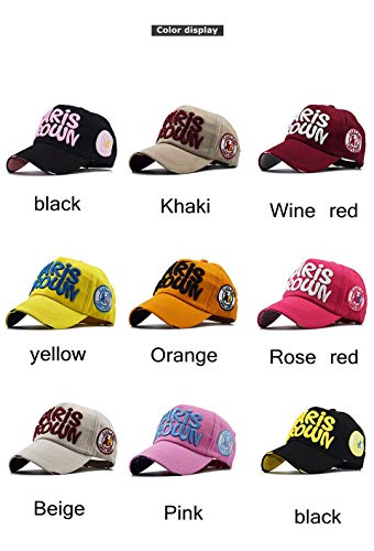 Gorra de béisbol Baseball Cap Gorra De Béisbol Bordada con Letras De Algodón para Mujer Casual Cien con Hombres Gorra con Lengua De Pato Som