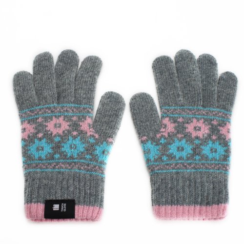 GreatShield Cozy Guantes de Pantalla táctil (pequeño/Mediano, Gris/Rosa/Azul)