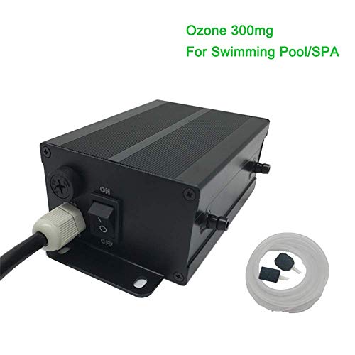 GXHGRASS Purificador de Agua de ozono SPA & Pool Generador de ozono 220V 300Mg Ozonizador Purificador de Agua de Piscina