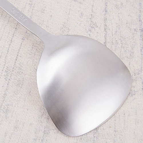 HENGRUI Acero Inoxidable 18/10 Sartén Antiadherente espátula de Cocina