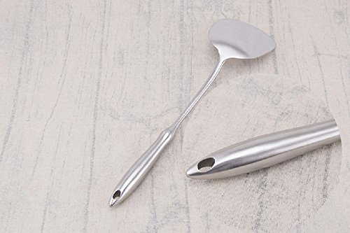 HENGRUI Acero Inoxidable 18/10 Sartén Antiadherente espátula de Cocina
