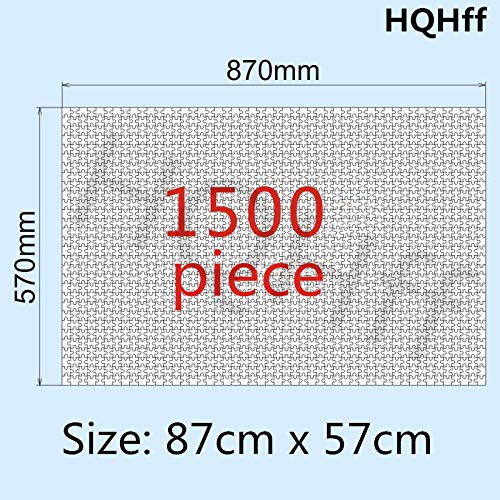 HQHff Multitud de floristería de la Calle de la Ciudad,Puzzles Adultos 1500 Piezas 87x57cm,3D Puzzles de Madera Adultos Regalo de Juguete Educativo para niños