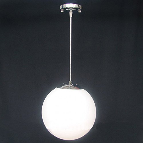 Huahan Haituo Lámpara de techo moderna Lámparas modernas de vidrio de color Restaurantes de comida rápida Oficina Light Bar Cafetería Decoración Woodruff Candelabros (blanco, 15cm)