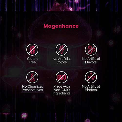 Intelligent Labs Complemento de Magnesio MagEnhance, Complejo de L-Treonato de Magnesio, con Glicinato y Taurato de Magnesio, Vitamina de Magnesio