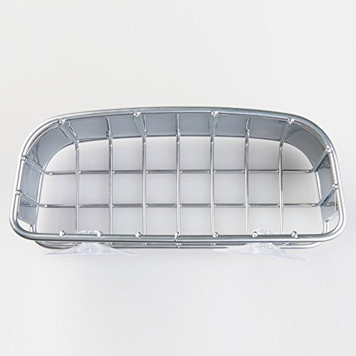 InterDesign Soporte para Jabón, Metal, Plateado, 6.5x16x6.3 cm