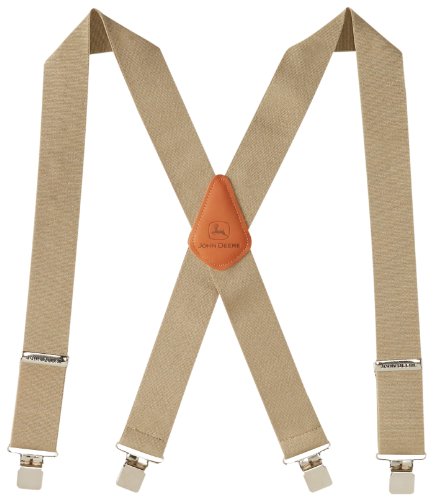 John Deere Men's 2" Logger-Style Suspenders