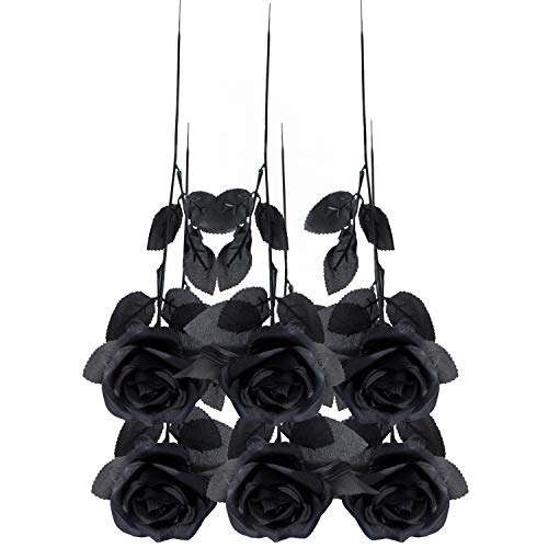 Kalolary - Flores artificiales de seda para decoración del hogar, boda, paquete de 6