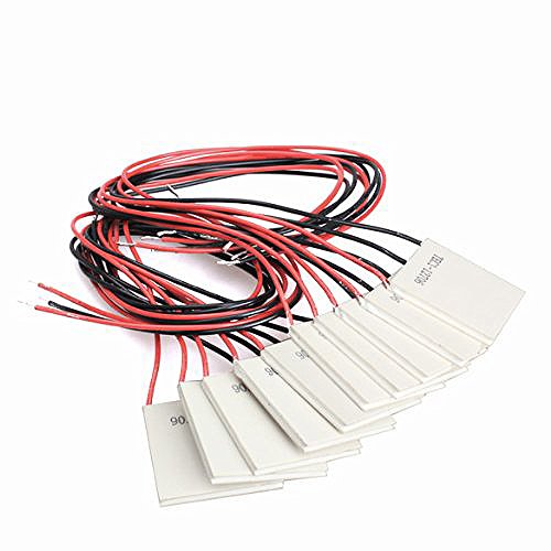 Kamenda TEC1-12706 - Lote de 10 heladería termoeléctrica para disipador de calor peltier (refrigeración, 12 V, 5,8 A)