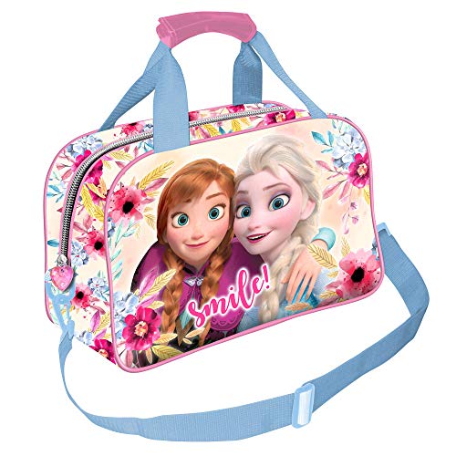 Karactermania Frozen Smile-Borsa Sportiva Bolsa de Deporte Infantil 38 Centimeters Multicolor (Multicolour)