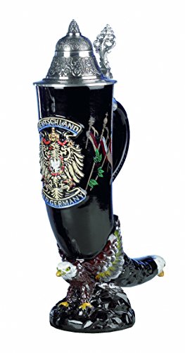 KING Jarra de Cerveza Alemana águila Cuerno de Beber Alemania, Jarra 0,75 litros KI 1027 0,75L