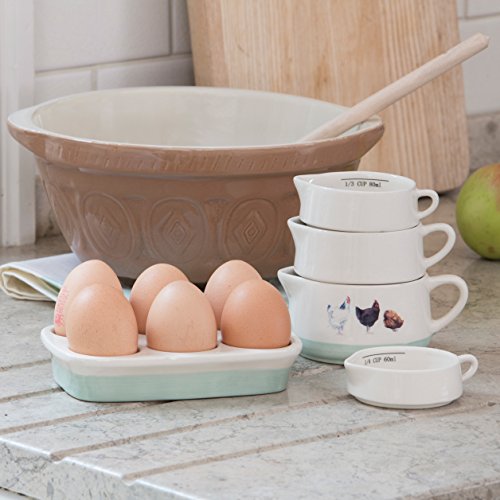 Kitchen Craft Bowl Scraper Raspador de Tazón de Plástico Flexible, Blanco (White)