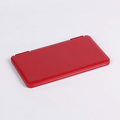 Kovake 2-uds Bolsa portátil de Organizador de Cubierta Facial máscara, Caja de Almacenamiento de máscaras, Funda Organizador de Almacenamiento de mascarillas (Rojo + Azul)
