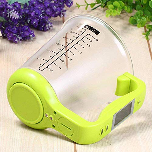LCSJ 600Ml Taza De Medir BáScula De Cocina LíQuida Dispensador Digital Multifuncional Cocina Herramientas para Hornear,Red