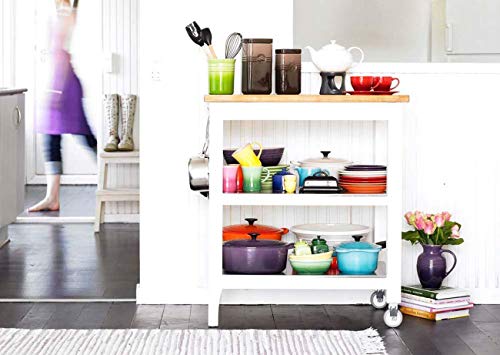 Le Creuset Tetera clásica, Redonda, 1.3 L, Cerámica de gres, Azul Caribe