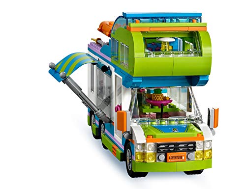 LEGO Friends - Autocaravana de Mia, Set de Construcción Educativo con vehículo, Mini Muñeca y Caballo de Juguete para Niñas y Niños de 7 a 12 Años (41339)