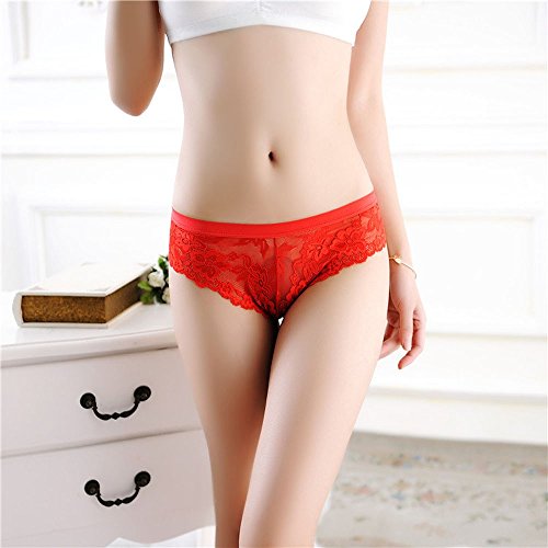 LenceríA Sexy 2018,ZARLLE Ropa Interior De Mujer Bragas De AlgodóN para Mujer Encaje Sexy Braguita Bikini De AlgodóN Tanga CóModo Palabra De Encaje Pantalones Escritos De Las SeñOras