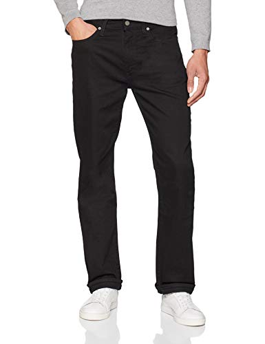 Levi's 514 Vaqueros Straight, Negro (Nightshine 1036), W48 / L34 (Talla del Fabricante: 48 34) para Hombre
