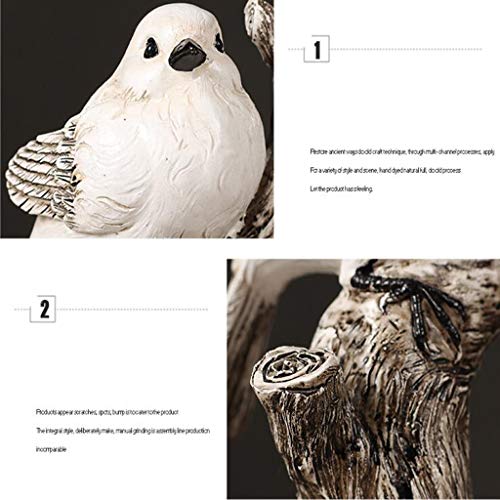 LIUHUIJUN Adornos De Aves Creativo Moderno Y Minimalista TV Gabinete CHAMPAÑERAS Decoración para El Hogar Muebles De La Habitación De Vida Cuatro Tipos De Ramas De Estilos Birds D