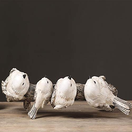 LIUHUIJUN Adornos De Aves Creativo Moderno Y Minimalista TV Gabinete CHAMPAÑERAS Decoración para El Hogar Muebles De La Habitación De Vida Cuatro Tipos De Ramas De Estilos Birds D
