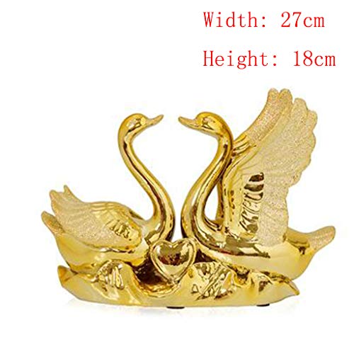 LIUHUIJUN CHAMPAÑERAS Decoración Adornos Accesorios para El Hogar De La Sala De TV del Gabinete Ornamentos De Cerámica Regalos Creativos De Entrada De Casa Cuatro Tipos De Estilos C