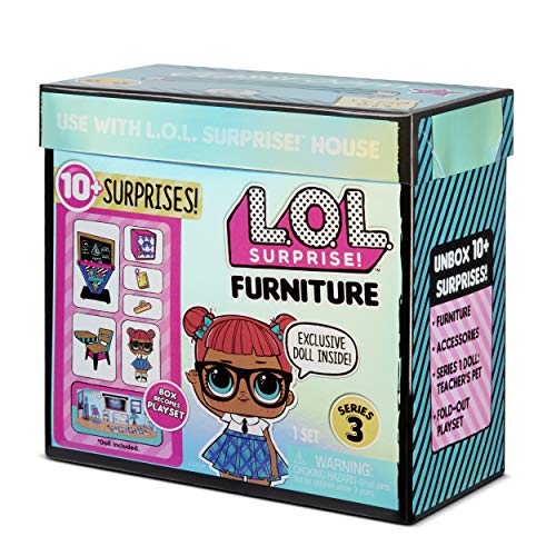 L.O.L. Surprise! Muñecas Coleccionables para Niñas - con 10 Sorpresas y Accesorios - Teacher's Pet - Mobiliario Serie 3