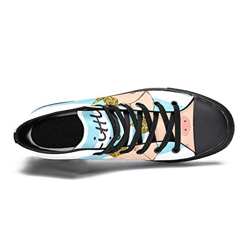 LORVIES - Corona de oro de cerdo para hombre, diseño de princesa, (multicolor), 40.5 EU